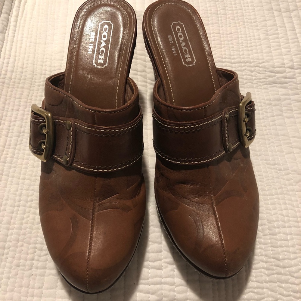 Coach mule heels